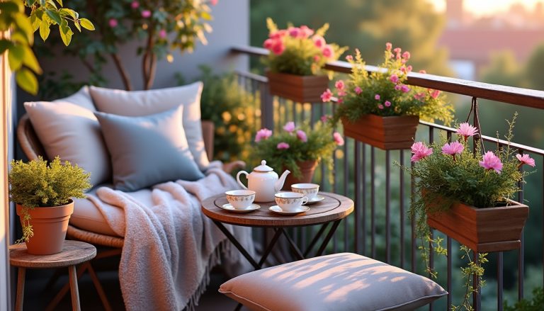 découvrez nos astuces pour aménager un balcon cosy et transformer votre petit espace extérieur en un coin de détente agréable. apprenez à optimiser chaque mètre carré et à créer une ambiance chaleureuse, même avec peu de place.