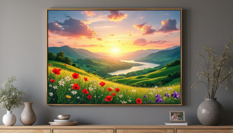 découvrez notre collection de tableaux de paysage qui sublime l'esthétique de vos murs. apportez une touche d'art intemporel à votre intérieur et laissez-vous inspirer par des paysages enchanteurs.