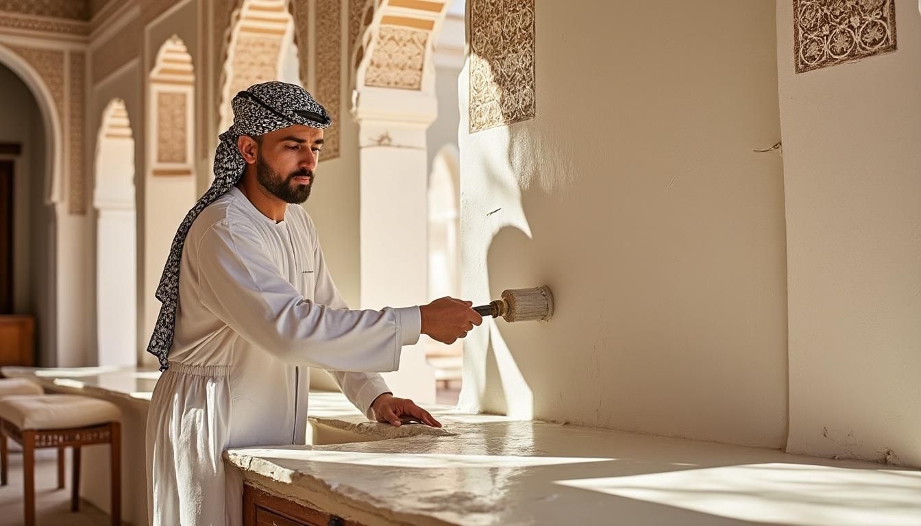 plongez dans l’univers du tadelakt, un enduit décoratif marocain qui transforme vos murs en une expérience sensorielle unique. découvrez comment sublimer votre intérieur avec cette matière élégante et naturelle.