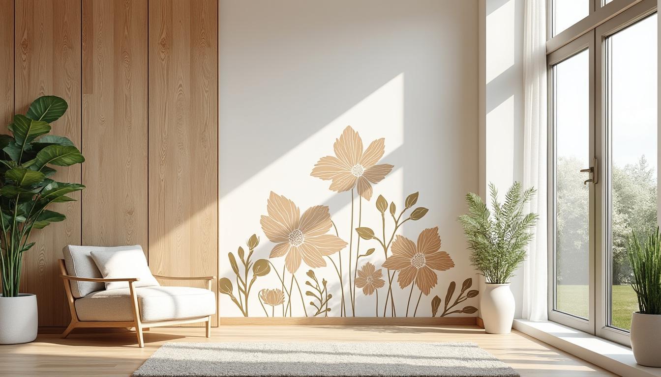 sublimez votre intérieur avec notre pochoir orchidée. facile à utiliser, il apporte une touche florale élégante et raffinée à vos murs pour une décoration unique et tendance.