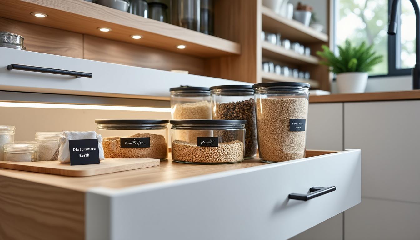 découvrez des astuces et conseils efficaces pour éliminer durablement les mites alimentaires de votre cuisine et protéger vos aliments.