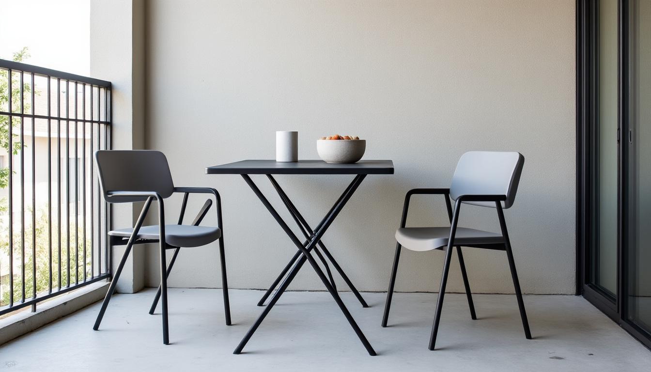 découvrez comment le mobilier pliant peut transformer votre balcon en un espace élégant et fonctionnel, en maximisant chaque centimètre avec style et praticité.