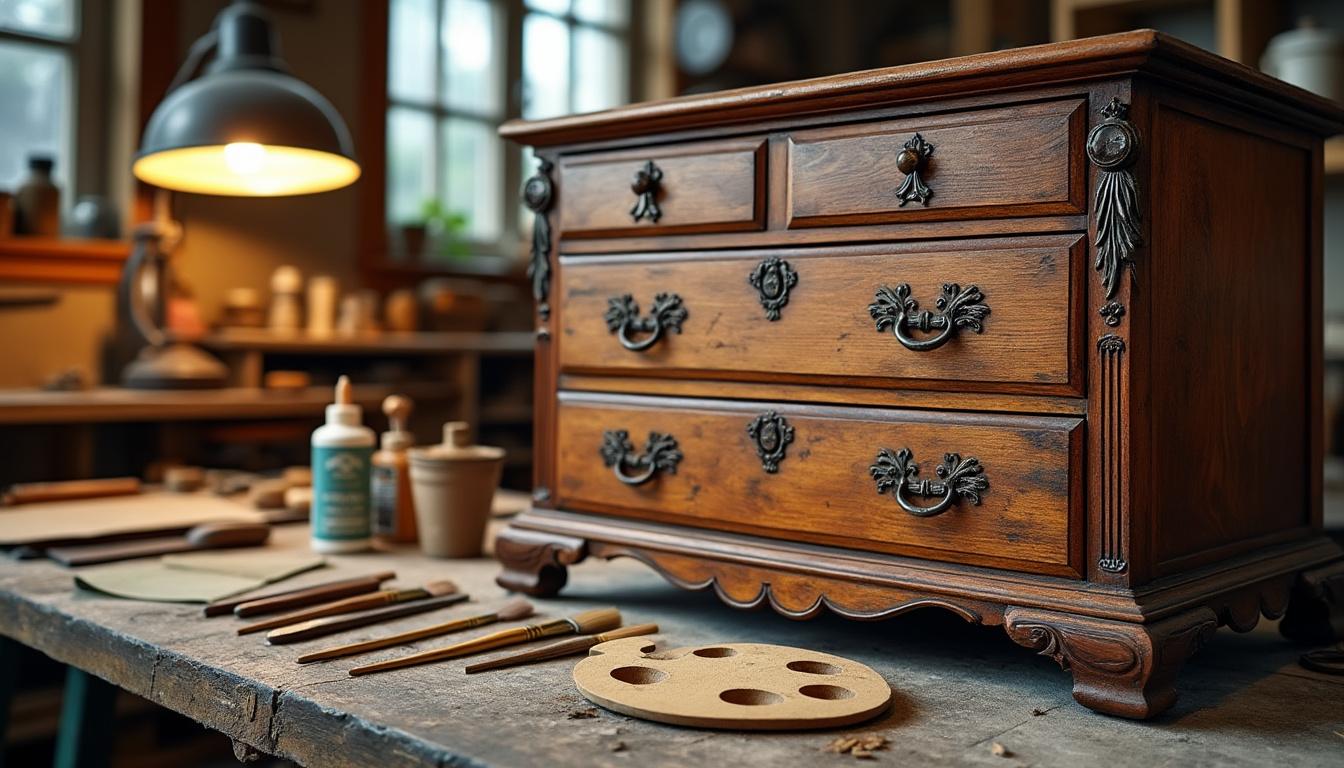 découvrez une méthode simple et efficace pour transformer un meuble ancien en une pièce moderne, alliant charme vintage et design contemporain.