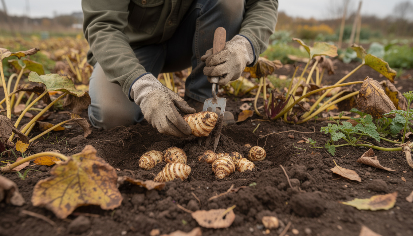 en mars, redécouvrez le tubercule oublié et apprenez à le cultiver facilement au potager pour une récolte abondante cet hiver.