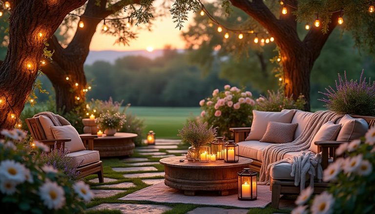 découvrez des astuces simples et efficaces pour créer une ambiance cosy et lumineuse dans votre jardin, et profitez d'un espace extérieur chaleureux et accueillant toute l'année.