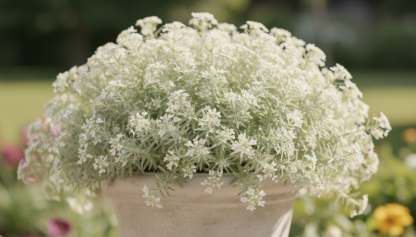 découvrez l'élégance légère de l'euphorbe diamond frost, euphorbia hypericifolia 'diamond frost', une plante délicate et raffinée idéale pour sublimer vos jardins et espaces verts.