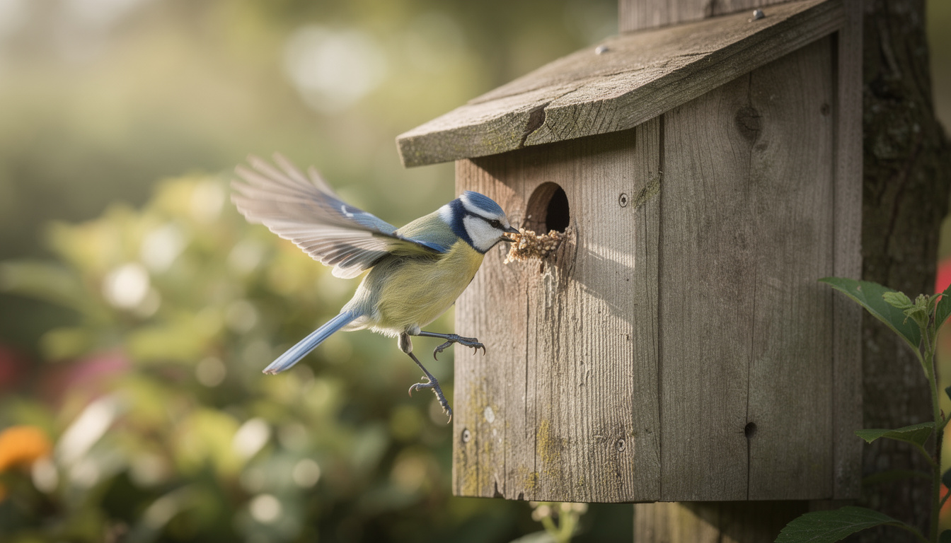 découvrez comment la mésange bleue, gardienne naturelle de votre jardin, lutte efficacement contre les insectes nuisibles tout en embellissant votre espace vert.