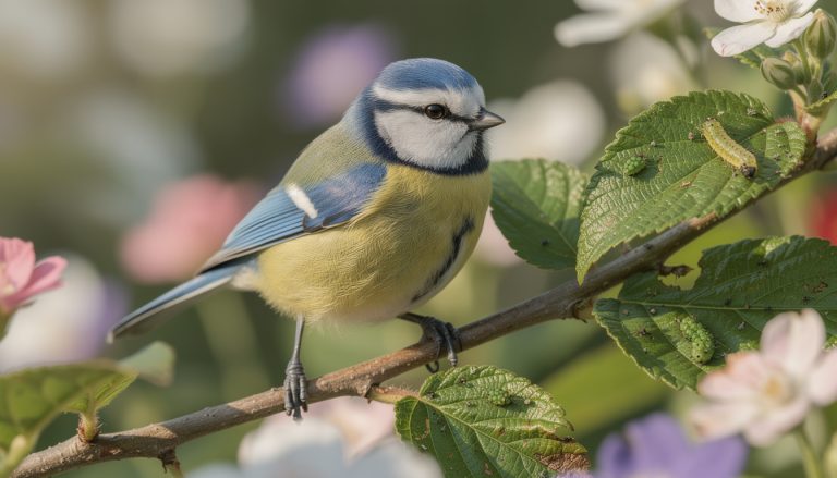 découvrez la mésange bleue, une alliée précieuse du jardinier, qui protège vos plantations en chassant les insectes nuisibles de manière écologique.