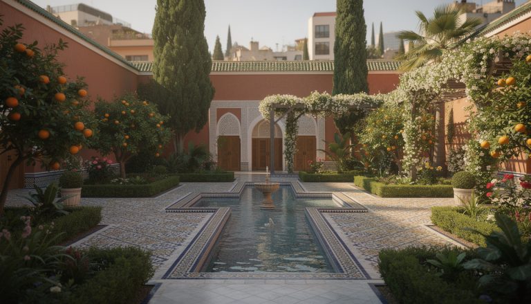 découvrez l'art des jardins marocains, un voyage enrichissant mêlant héritage andalou et oasis de verdure au cœur des villes, symboles de beauté et de sérénité en milieu urbain.