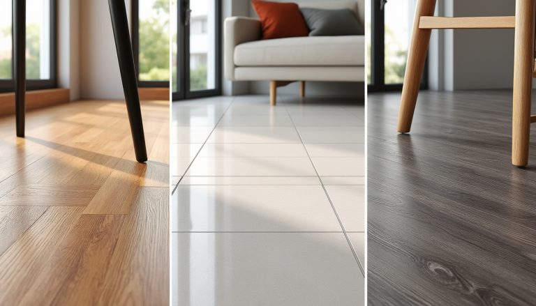 découvrez comment choisir entre parquet, carrelage ou vinyle pour votre revêtement de sol en fonction de vos besoins, de votre style et de votre budget.