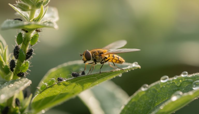 découvrez le syrphe ceinturé, un allié naturel essentiel pour protéger votre jardin contre les pucerons efficacement et sans produits chimiques.