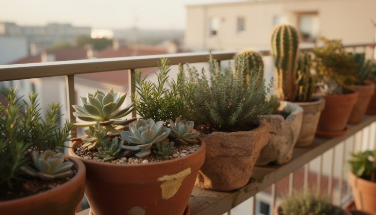 découvrez notre guide pratique du zéro entretien pour choisir des plantes de balcon ultra résistantes à la sécheresse, idéales pour un jardinage facile et durable.