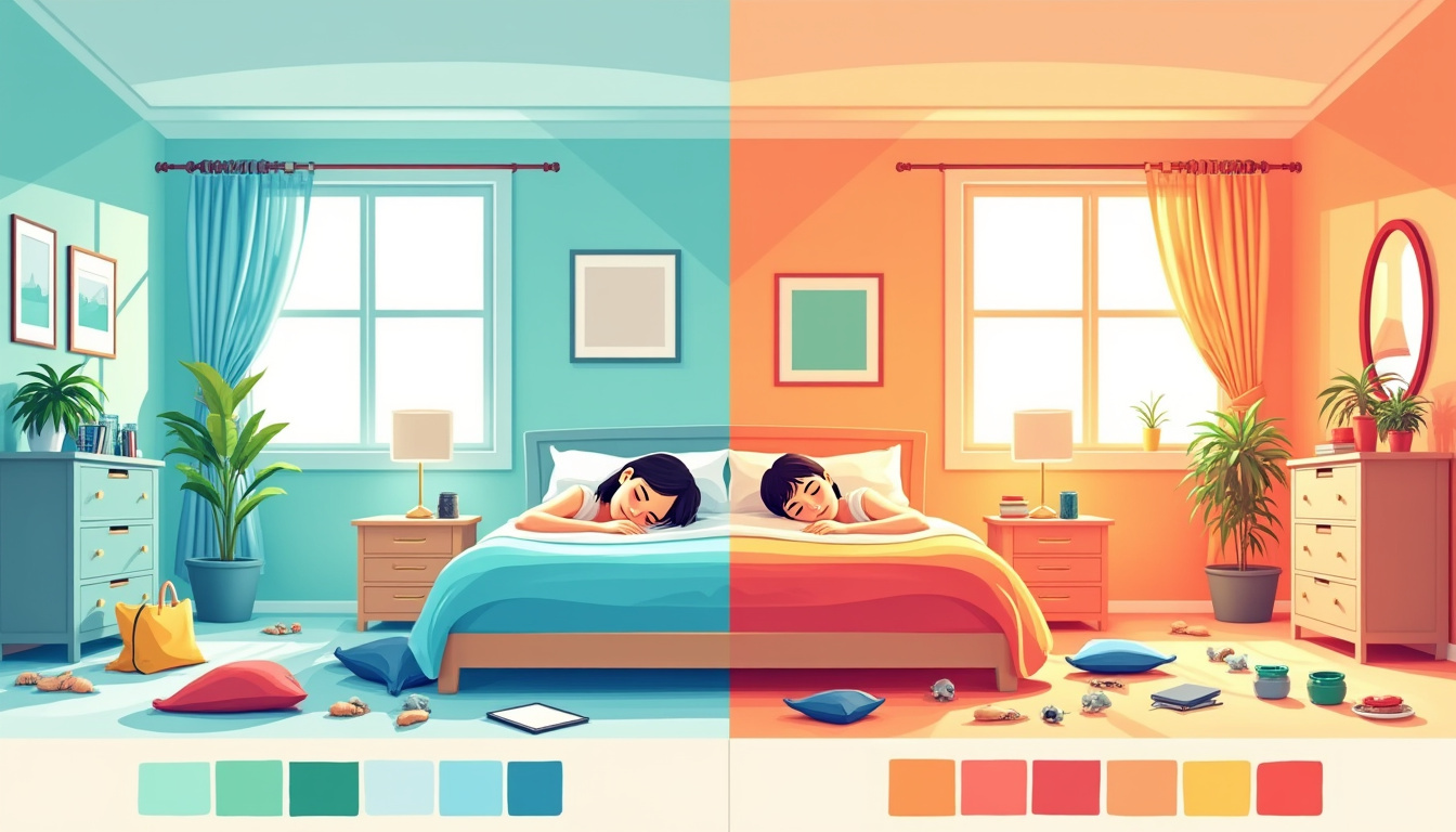 découvrez quelles couleurs choisir pour votre chambre à coucher afin de favoriser un sommeil réparateur et créer une ambiance apaisante.