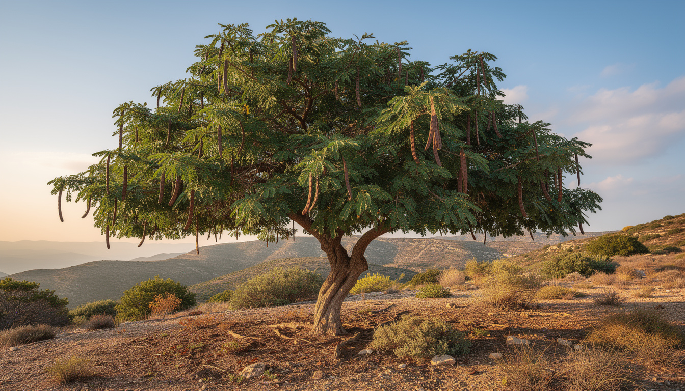 découvrez le caroubier (ceratonia siliqua), un arbre précieux produisant les caroubes, surnommées le pain de saint jean-baptiste, aux multiples bienfaits et usages traditionnels.