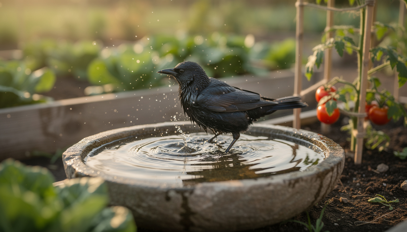découvrez comment le merle noir, un allié discret, contribue naturellement à l'entretien de votre potager en contrôlant les nuisibles et en favorisant la biodiversité.