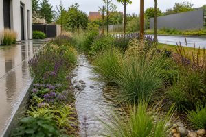 Noues paysagères : une approche écologique et esthétique pour maîtriser les eaux pluviales