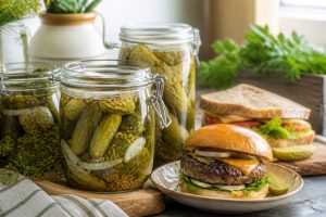 Cornichons aigre-doux maison pour sublimer burgers et sandwiches
